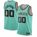 Cheap Men's Charlotte Hornets Active Player Custom Mint 2024-25 City Edition Stitched Basketball Jersey