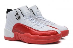 Wholesale Cheap Air Jordan 12 Cherry White/Varsity Red Black