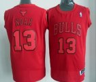 Wholesale Cheap Chicago Bulls #13 Joakim Noah Revolution 30 Swingman Red Big Color Jersey