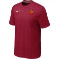 Wholesale Cheap Nike Roma Soccer T-Shirt Red