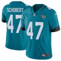 Wholesale Cheap Nike Jaguars #47 Joe Schobert Teal Green Alternate Men's Stitched NFL Vapor Untouchable Limited Jersey