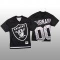 Wholesale Cheap NFL Las Vegas Raiders Custom Black Men's Mitchell & Nell Big Face Fashion Limited NFL Jersey