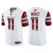 Wholesale Cheap Men's Washington Commanders #11 Carson Wentz 2022 White Vapor Untouchable Stitched Jersey