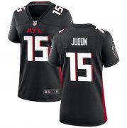 Cheap Women's Atlanta Falcons #15 Matthew Judon Black Stitched Jersey(Run Small)