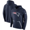 Wholesale Cheap Men's New England Patriots Nike Navy Champ Drive Vapor Speed Performance Pullover Hoodie