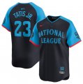 Cheap Men's National League #23 Fernando Tatis Jr. Navy 2024 All-Star Limited Stitched Baseball Jersey