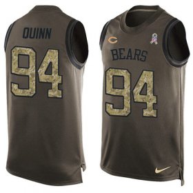 Wholesale Cheap Nike Bears #94 Robert Quinn Green Men\'s Stitched NFL Limited Salute To Service Tank Top Jersey