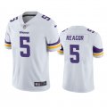 Wholesale Cheap Men's Minnesota Vikings #5 Jalen Reagor White Vapor Untouchable Stitched Jersey