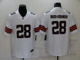 Wholesale Cheap Men's Cleveland Browns #28 Jeremiah Owusu Koramoah White 2020 NEW Vapor Untouchable Stitched NFL Nike Limited Jersey