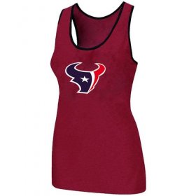 Wholesale Cheap Women\'s Nike Houston Texans Big Logo Tri-Blend Racerback Stretch Tank Top Red