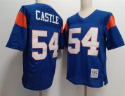 Cheap Blue Mountain State #54 Thad Castle Blue Stitched Football Jersey