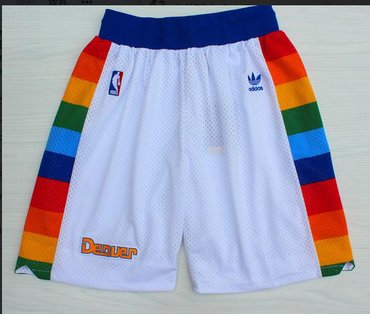 Wholesale Cheap Denver Nuggets White Short